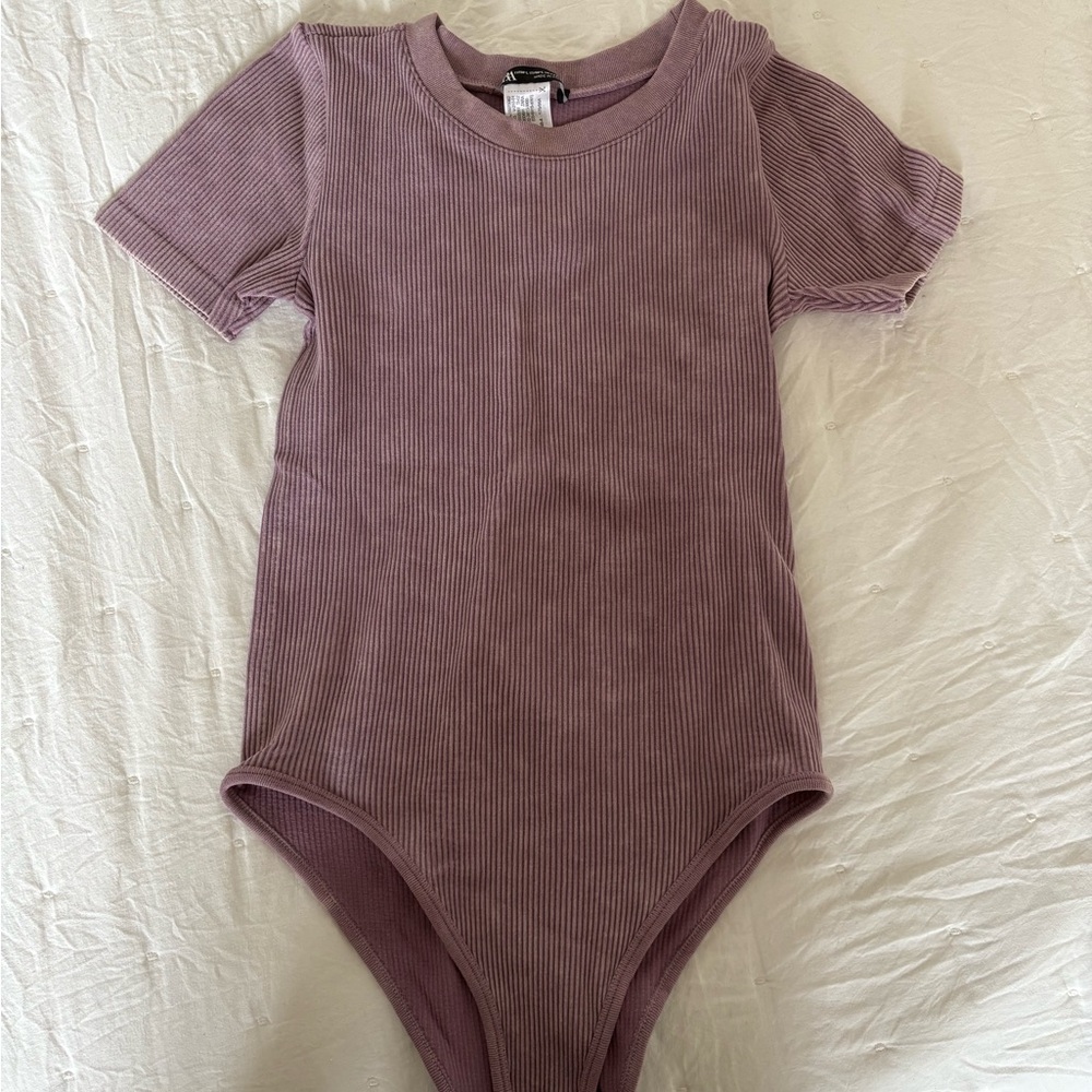 Zara Purple Bodysuit One Piece